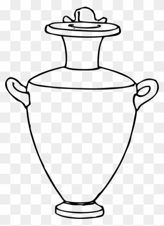 Vase Vector Ancient - Greek Vase Template Clipart