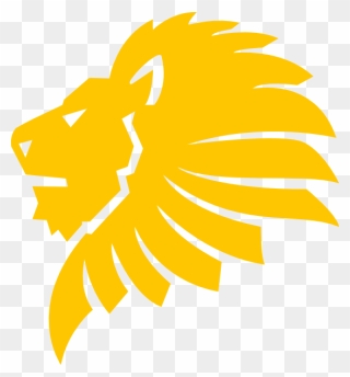 Lion Clipart Clip Art - Gold Lion Head Logo Png Transparent Png