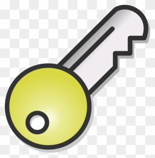 Yellow,line,key - Animated Picture Of A Key Clipart