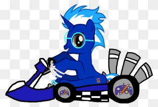 My Oc Blazin In His Kart By Lunafan88 D9vflov - My Little Pony: Friendship Is Magic Clipart