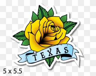 Texas Yellow Rose Clipart - Png Download