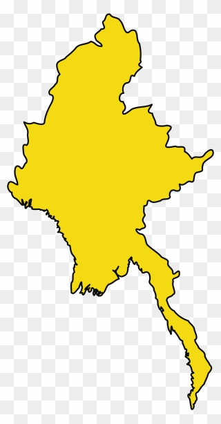 Myanmar Map Png Clipart