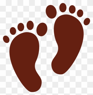 Footprint Svg Heart - Foot Clipart Png Transparent Png