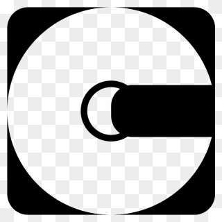 Computer Disk Emoji Clipart - Circle - Png Download