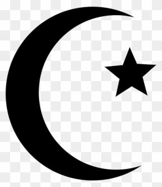 Symbol,crescent,circle - Islam Symbol Transparent Background Clipart