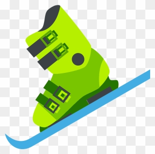 Skis Emoji Clipart - Emoji Ski Png Transparent Png