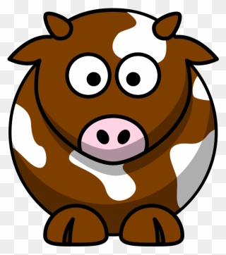 Brown Cow Transparent Clipart - Png Download