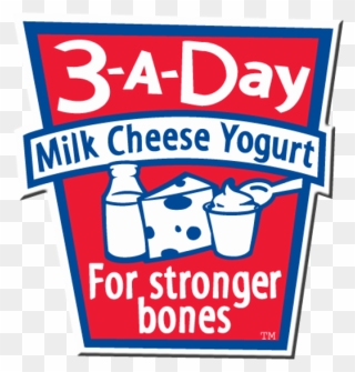 3 A Day For Stronger Bones Clipart