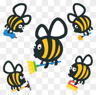 About Us Image - Busy Bees Cleaning Company Clipart