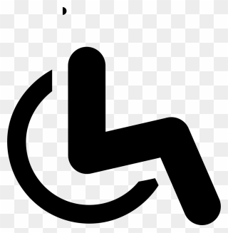 Disabled Handicap Symbol Png - Portable Network Graphics Clipart
