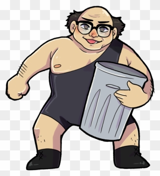 Trash Man Clip Art - Png Download
