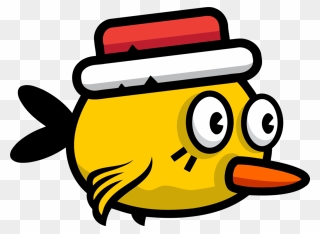 Smiley,yellow,snout - Flappy Bird Png Free Clipart