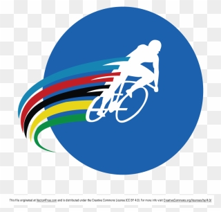Bike Vector Vector Graphics - Cyclist Vector Logo Clipart