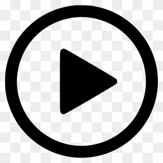 Arrow - Video Play Icon Circle Clipart
