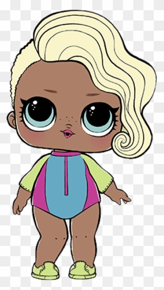 Lol Doll Surfer Babe Clipart