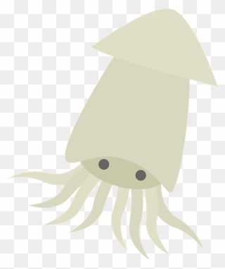 Squid Animal Clipart - Illustration - Png Download
