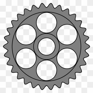 Gears Type4 Teeth30 Clipart - Gear Clipart 23 Tooth - Png Download
