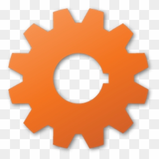 Gears Clipart Cogwheel - Logo Gear Orange - Png Download