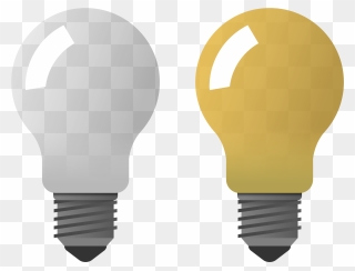 Light Bulb Clipart Transparent Download - Light Bulb On Off Png