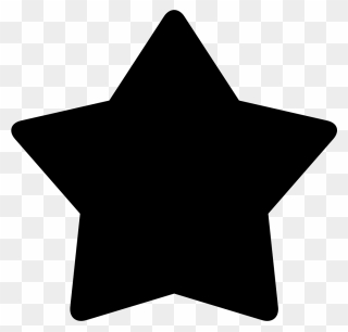 Shape Star Point Clip Art - Favourites Icon Svg - Png Download