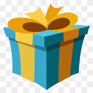 Wrapped Gift Emoji Clipart - Gift Emoji Png Transparent Png