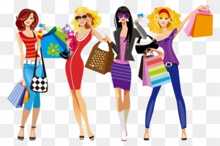 Shopping Girls Png - Shopping Images Free Clipart