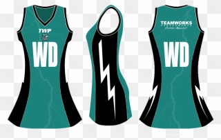 Competition Teamworks Performance Netball - Jersey Netball Clipart