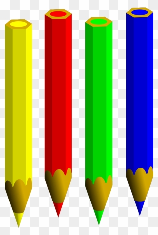 Color Pencils Svg Clip Arts - Clipart Blue Color Pencil - Png Download