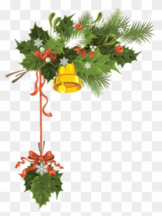 Transparent Christmas Mistletoe Clipart