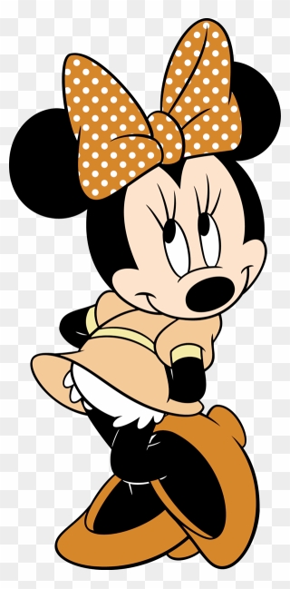 Minnie Mouse Orange Clipart