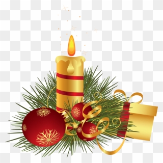 Transparent Background Christmas Candle Png Clipart