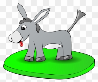 Donkey,cattle Like Mammal,pack Animal - Donkey Clip Art - Png Download