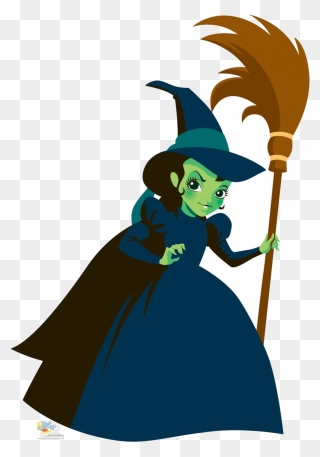 Free Witch Clipart Wicked - Wizard Of Oz Witch Cartoon - Png Download