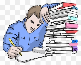 Student Clipart - Student Stress Png Transparent Png