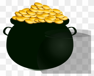 Large Cooking Pot Svg Clip Arts - Transparent Pot Of Gold Png