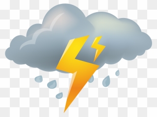 Rainy Weather Icon Material Png Download - Cloudy Weather Icon Png Clipart