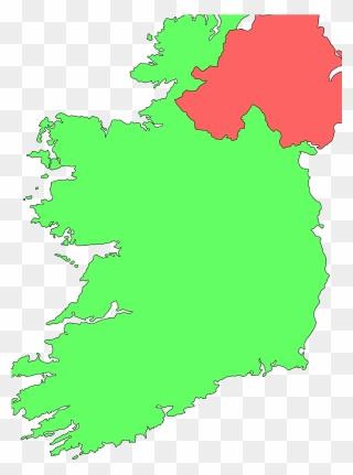 Map Of Ireland Clipart