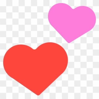 Two Hearts Emoji Clipart - Whitechapel Station - Png Download