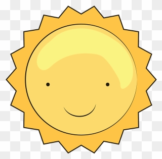 Cartoon Sun Clipart - Vector Graphics - Png Download