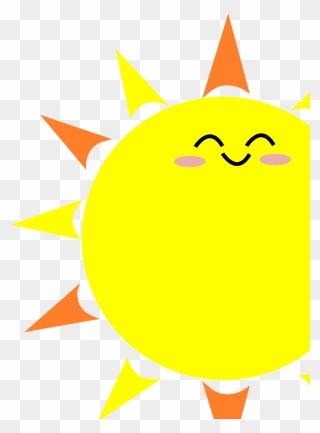 Sun With Black Background Clipart