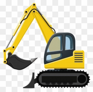 Excavator Clipart Excavator Bobcat - Backhoe Clipart - Png Download