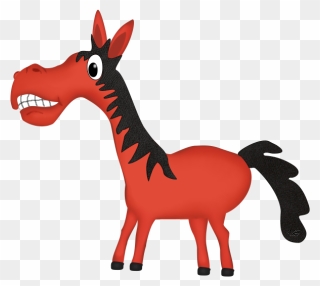 Rotes Pferd Logo Transparent Clipart