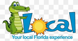 Flocal Logo - Alligator Clip Art - Png Download