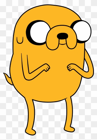 Dog Clipart Body - Jake In Adventure Time - Png Download