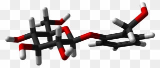 Salicin From Xtal 1984 3d Sticks - Barbed Wire Clipart