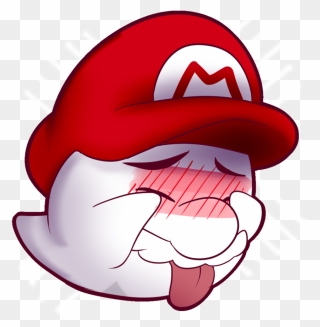Super Mario Bros - Super Mario Boo Mario Clipart