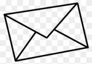 Envelope Clipart Black And White - Png Download