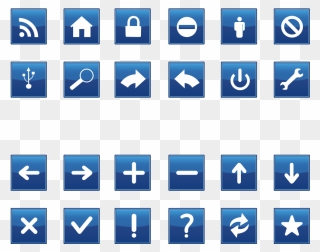 Blue Vote Sign Svg Clip Arts - Red And Black Icons - Png Download