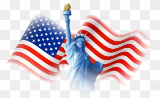 Waving United States Flag Png Clipart