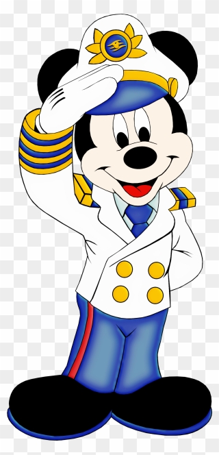 Transparent Mickey Mouse Clubhouse Clipart - Disney Cruise Captain Mickey - Png Download